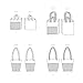 Simplicity SS9517OS Reusable Tote Bag Sewing Pattern Kit, Code S9517, One Size