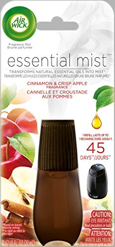 Air Wick Essential Oils Diffuser Mist Refill, Cinnamon and Crisp Apple, 1ct, Air Freshener (RAC98553) Air Wick Essential Oils Diffuser Mist Refill, Cinnamon and Crisp Apple, 1ct, Air Freshener (RAC98553)