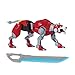 Voltron Red Lion Die Cast Action Figure