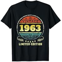 Vintage Edición limitada Camisetas de cumpleaños para hombre