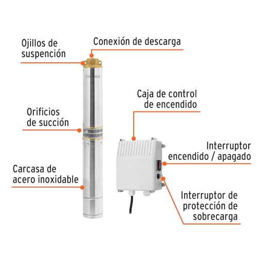 Bomba de agua 1/2 hp 20 Imagen adicional