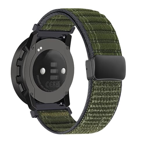 Nylon Correa de Reloj para Suunto Spartan Sport Correa, con Hebilla Magnética Ajustable Elástico Nailon Trenzado Suave Banda Deportiva de Repuesto Compatible con Suunto Spartan Sport (9)