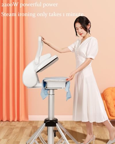 Steam Press Ironing Machine, 2200W Electric Steam Iron Press Machine, Clothes Ironing Press Machine with Touch Screen Panel, 1L Retrospecti Ironing Machine, for Clothing, Suit, Clothing Store(36 inche - Image 4