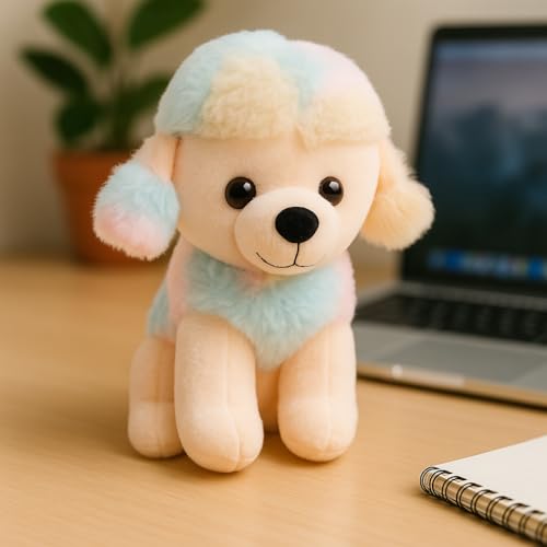 Image of SARO Cow Tremp Plush Soft Toy Cute Kids Animal Home Decor Boys /Girls (Pack of 1)(30 Cm) | (White and Light Blue)