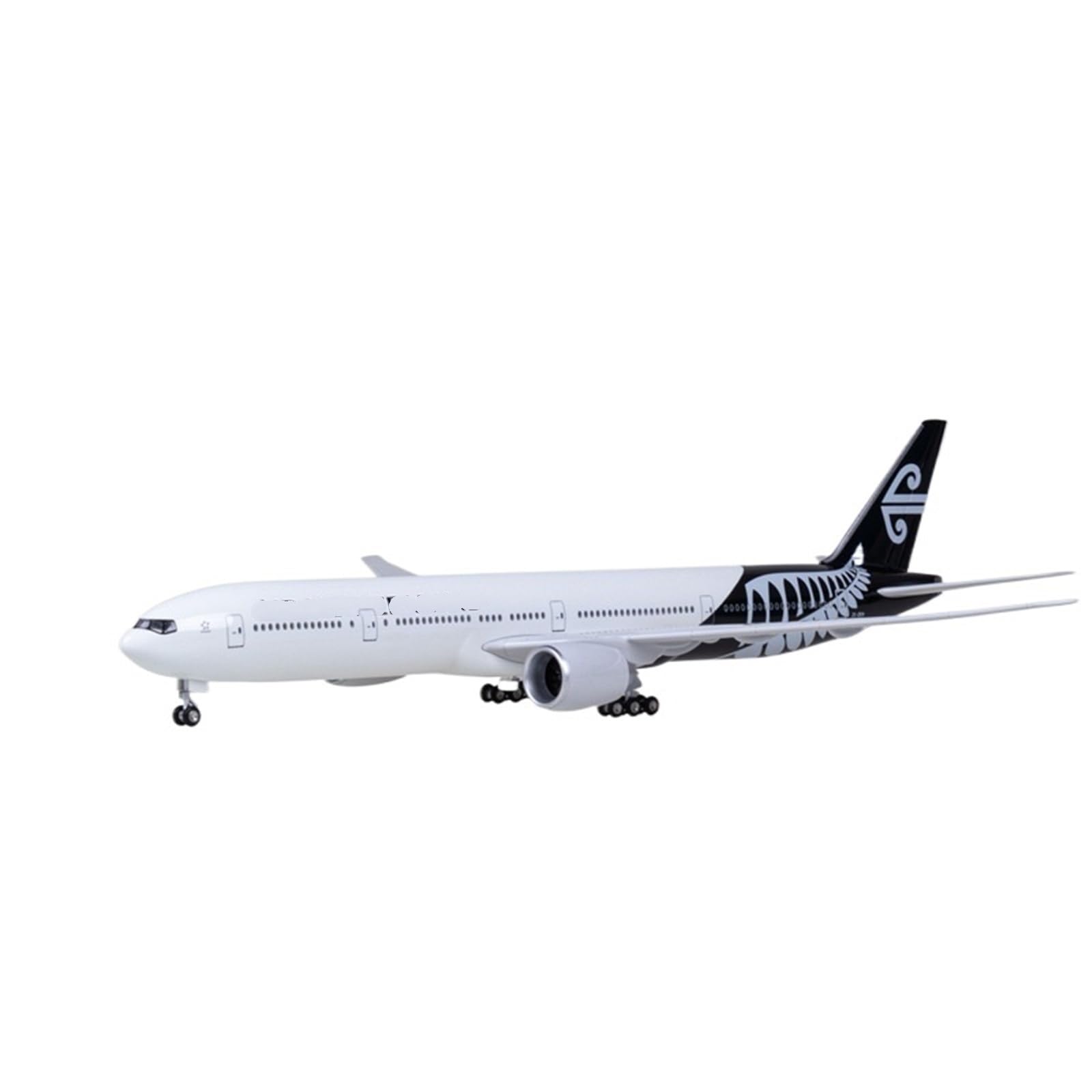 Generico Modello pressofuso di aereo B777 Air - Scala 1/157, 47 cm, da collezione per adulti(B777 W LED)