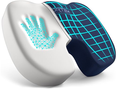 FORTEM Office Chair Cushion, Memory Foam Seat Cushion, Non Slip Sitting Pillow for Gaming, Car Seat Pillow, Computer Chair Pad, Washable Cover, XL