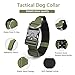 Ledeak Taktisches Hundehalsband mit Griff, Verstellbares Anti Zieh Breites Hunde Halsband Gepolstert, Dog Collar mit Metallschnalle erziehungshalsband für Hunde (Armeegrün, XL)