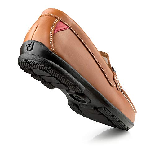 Footjoy Men's Club Casuals Buckle Loafer-Previous Season Style Brown 7.5 W Sneaker, Tan, Us #TOP4