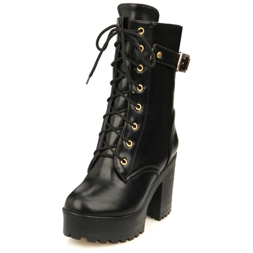 Bottes de combat à lacets femme vintage pour en finir avec les pieds douloureux
