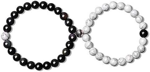 COAI Couples Mutual Attraction Distance Magnetic Stone Bracelets