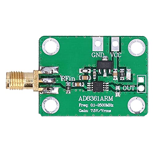 Módulo Detector de Frecuencia AD8361 Placa de Detección AM de Microondas RF Accesorio de 0,1 a 2,5 GHz, Adecuado para Cadenas de Señal de Transmisor y Receptor de Alta Frecuencia