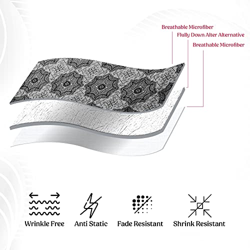 Hannah Linen Twin Quilt Set - 3 Piece Quilt Sets Down Alternative Bedding - Lightweight Microfiber - 1 Quilt, 1 Decorative Pillow And 1 Matching Quilted Pillow Shams #TOP4