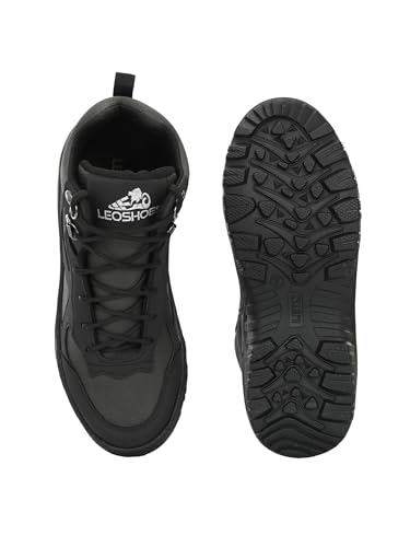 Image of Leo Men's Waterproof Non-Slip Lightweight Outdoor High Top Ankle Boots For Men