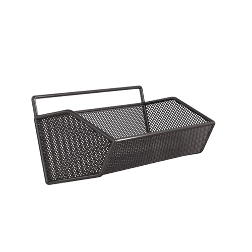 Folpus Cestino da Parete sospeso Cesto in Filo Metallico per Frutta Cestino portaoggetti a Parete Cesto sospeso per Frutta da Ristorante, Verdura, Aglio, S