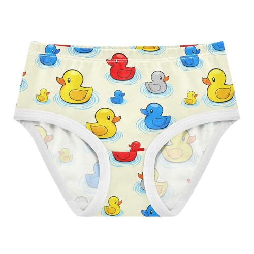 Cute Rubber Duck Yellow Toddler Girls's Underwear 2T 2302200