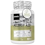 Dog Allergy Tablets - 120 Tablets - For Itchy Skin, Immunity, Digestion & Seasonal Allergies - Grape Seed & Chicken Flavoured - Dog Allergy Chews Alternative