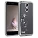 Produktbild kwmobile Hülle kompatibel mit LG K8 (2018) / K9 - Handyhülle - Handy Case Fee Silber Transparent