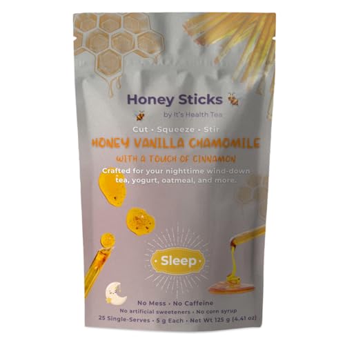 Honey Sticks Vainilla Manzanilla 25 Unidades