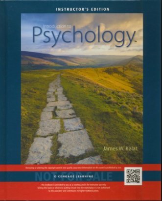 Introduction To Psychology 11th Edition (Cloth) - ISBN13: 978-1305271555 James W. Kalat: unknown ...