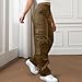 Cargo Pants for Women - Women High Waisted Wide Leg Cargo Pants Baggy Stretchy Casual Trousers Streetwear Fashion Trendy Travel Outfits Pantalon Cargo Mujer