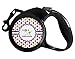 Girls Astronaut Retractable Dog Leash - Large (Personalized)