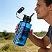 Poliveyy Innovative Portable Bottle | Durable High-Temperature Silicone & Concealed Filter System (Blue)