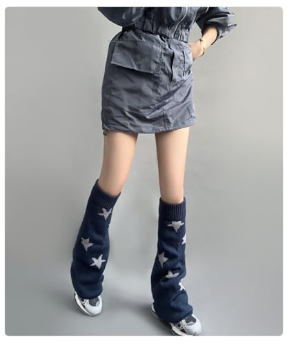 Y2K Leg Warmers for Women Winter - Star Slouchy Leg Warmers - Lolita Kawaii Accessories3