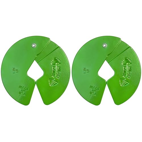 Image of Micro Gainz 1.25LB Dumbbell Fractional Weight Plates, 2-Piece