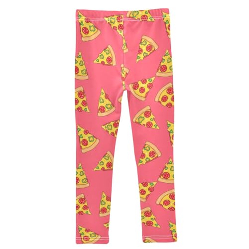 Girls' Athletic Leggings - Breathable Moisture-Wicking Stretch Pants for Gym, Dance, Yoga & Daily Wear Size 4-10T2