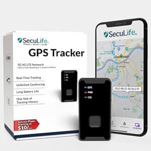 GPS Tracker for Cars Vehicles Motorcycles Vans Trucks ATV’s Bikes RVs & Assets Campers Trailers, Long Battery. Subscription Required, Unlimited Tracking USA Canada Mexico