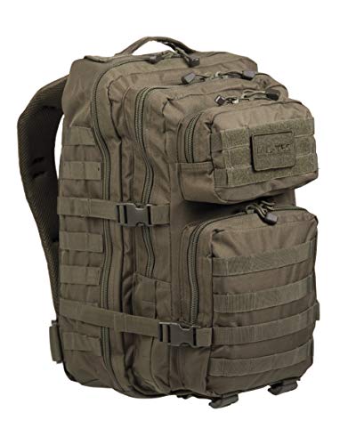 Pack de asalto MOLLE táctico con mochila de patrulla 36L, Verde oliva