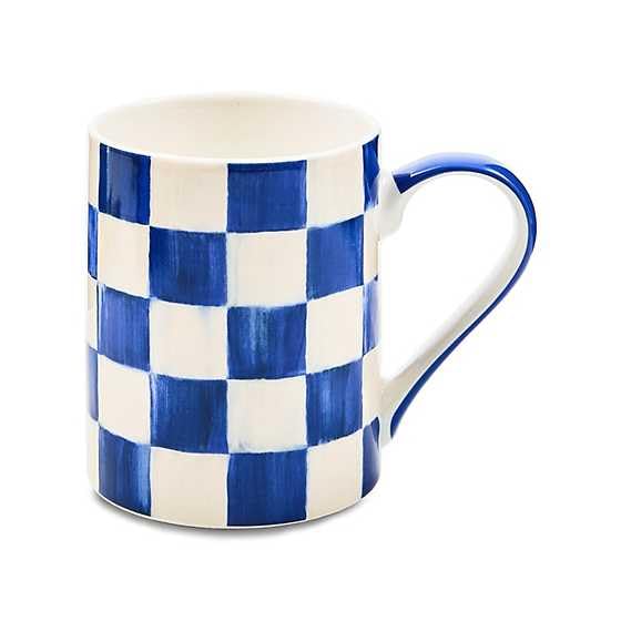 【mkuさま】Moulin des Loups ❀ 青色チェックプレート Amazon.com | MACKENZIE-CHILDS Porcelain Mug, Tea and Coffee Mug