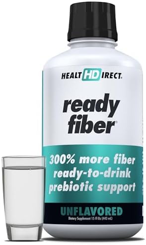 HEALTH DIRECT Ready Fiber Prebiotic Liquid Fiber, Unflavored, 15 Fl Oz