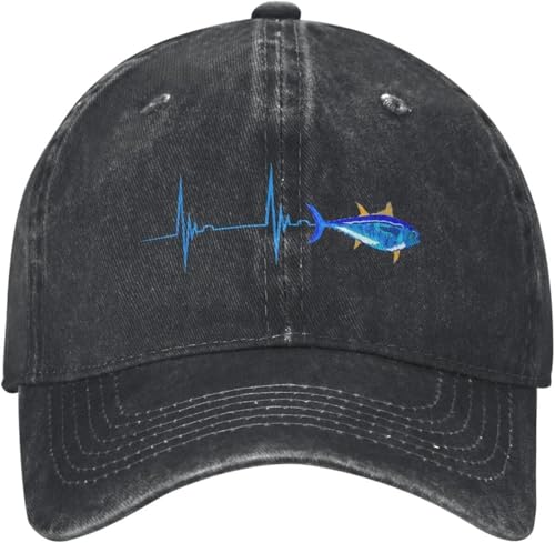 Cadeau bonnet de pêche thon bleu et chapeau trucker pour l'été