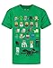 Minecraft t-shirt ragazzi Bambini Splites Personaggi verdi Manica corta Game Top 9-10 anni