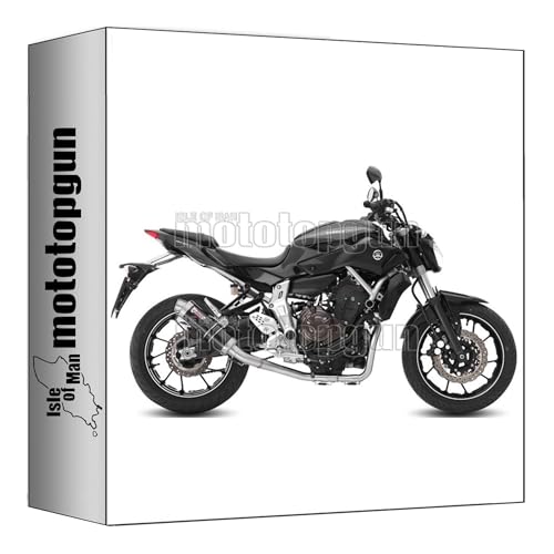 Ligne complete Mivv GP acier noir homologue pour moto Yamaha MT-07 2023
