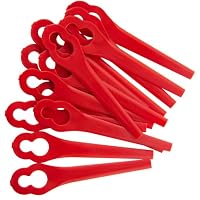 60 Stück PA6 Ersatzmesser-Set Kompatibel für Einhell Rasentrimmer GE-CT 18 Li, GC-CT 18/24 Li, BG-CT 18 Li, RG-CT 18 Li, Kunststoffmesser Kompatibel für Einhell Akku-Rasentrimmer Zubehör – Ansicht 3