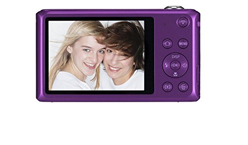 Image of Samsung DV150F 16.2MP Smart WiFi Digital Camera with 5X Optical Zoom and 2.7-inch Front and 1.5-inch Rear Dual LCD Screen (Purple), 4GB Card, Camera Case with Free Samsung Backpack