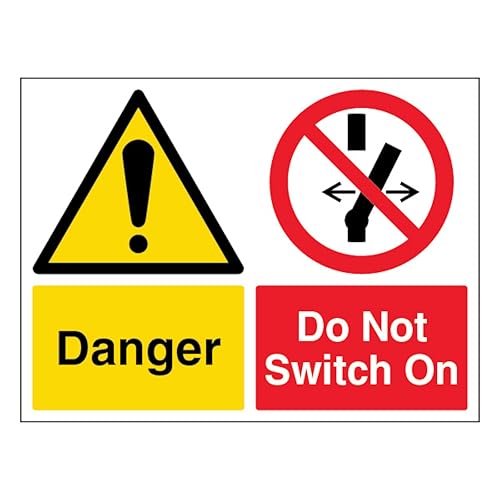 Panneau de sécurité Danger pour signalisation de maintenance 400x300