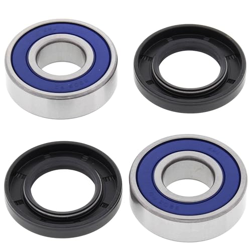 All Balls Racing 25-1210 Wheel Bearing Kit Front Compatible with/Replacement for Aprilia Pegaso 650 1997-2004, Beta EVO 2T 125 2014-2016, RR-S 4T 125 2017-2019, BMW F650 1997-1999, F650 ST 1997-1999