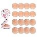 Kodior Nipple Cover - Silikon Nippelabdeckung Nippel Abdeckungen Klebstoff Trägerloser Brustwarzenabdeckung Selbstklebend Wiederverwendbar Brust Aufkleber Unter BH (Beige-4F4R)