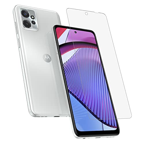 Motorola Essentials   Protector de pantalla para Moto G Power 5G (2023), vidrio templado resistente 9H, antihuellas, antiarañazos, antimanchas