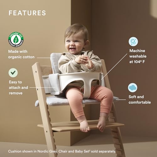 Image of Stokke Tripp Trapp Classic Cushion 2, Disney Lion King Jungle - Pair with Tripp Trapp Chair or High Chair for Support & Comfort - Machine Washable