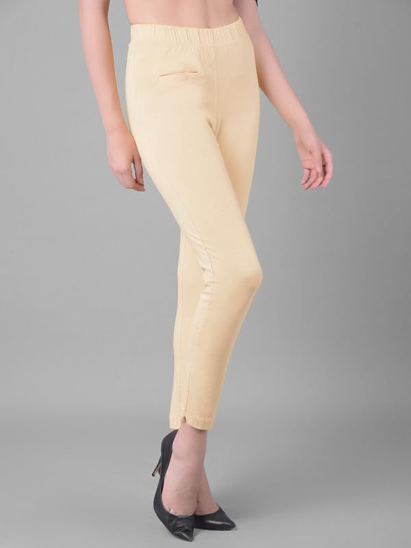 Image of Comfort Lady Women Cotton Blend Regular Fit for Casual,Formal and Daily Use Kurti Pants with Front Pocket