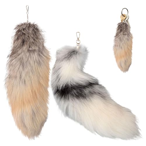 Queue de renard Therian douce et moelleuse pour déguisement Halloween - 6