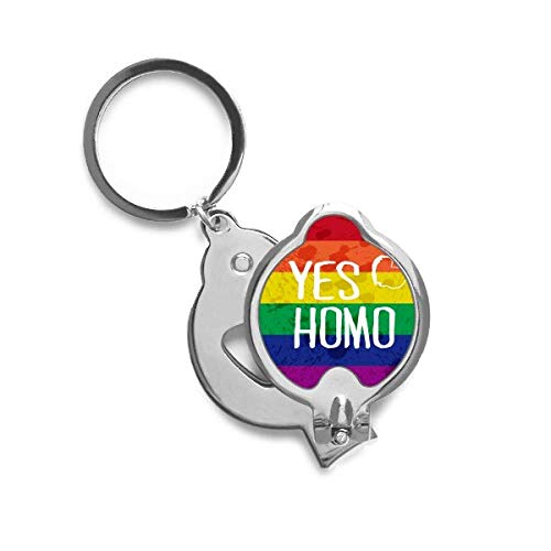 Coupe-ongles Rainbow Love de voyage parfait pour votre trousse de toilette LGBT