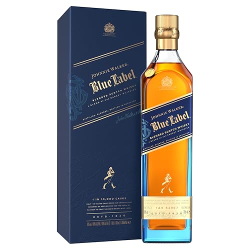 Johnnie Walker Blue Label | 40% vol | 70c | Blended Scotch Whisky | Great for Drinks Connoisseurs | Exquisite Scottish Whisky | with Gift Box