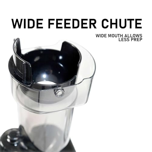 slow juicier, masticating juicer machine, easy to clean, frozen treat attachment, 200-watt cold press juice extractor, wide 3” chute for whole fruits and vegetables - Image 6