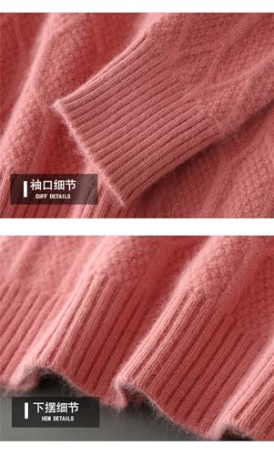 Men's Round Neck Pullover Men's and Winter Cashmere Sweater Casual Knit Loose Large Size Jumper3