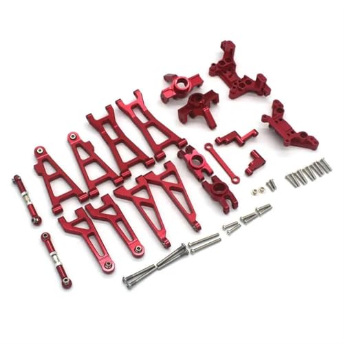 RC�R���|�[�l���g For MJX For Hyper For Go 16208 16209 16210 H16V3 16BM For Haiboxing 16889A 1/16 RC�J�[�p�[�c �X�e�A�����O�J�b�v F/R U/L�A�[�� ���A�z�C�[���V�[�g